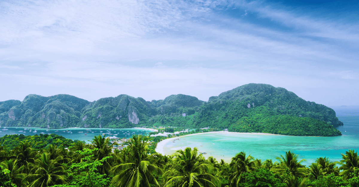 The phi phi islands largest island is phi phi don