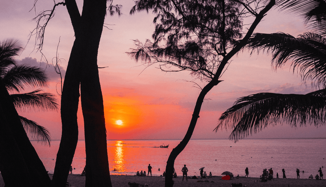 Sunsets across the andaman are out of this world