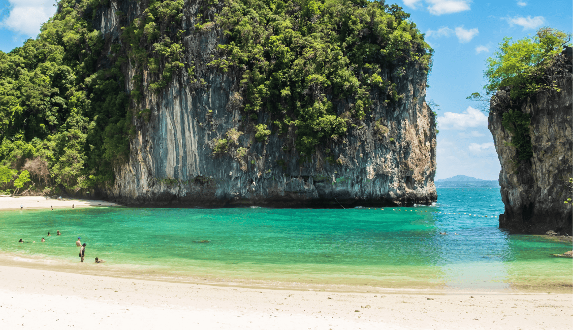 Marvel at koh hong's scenery