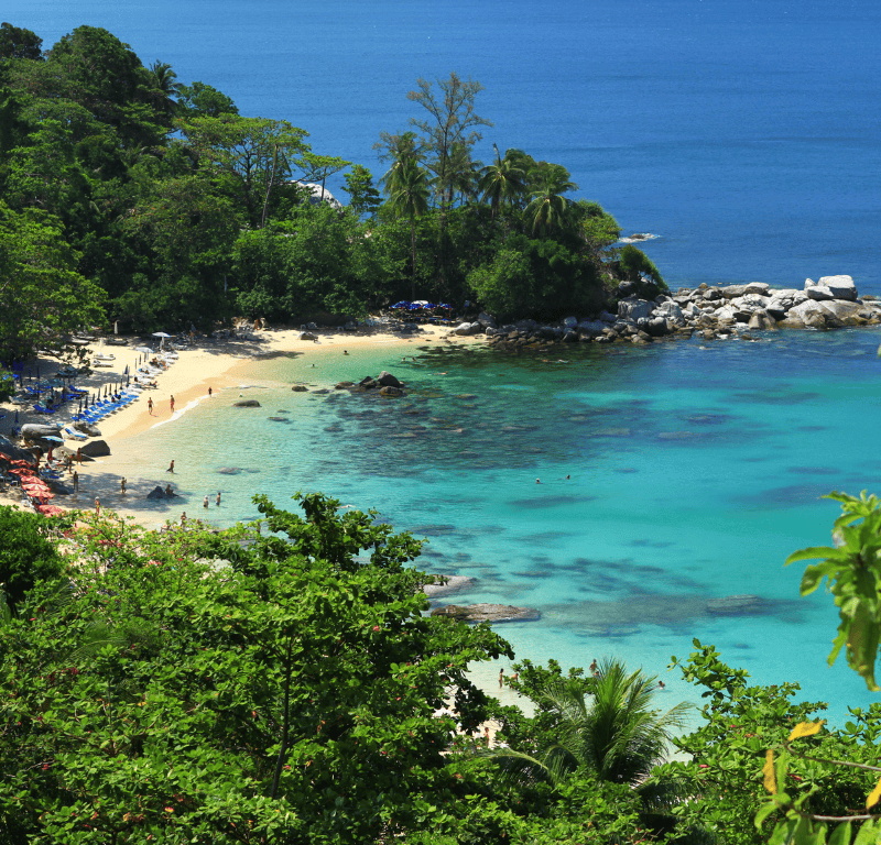 Haad laem singh beach view from the lookout point