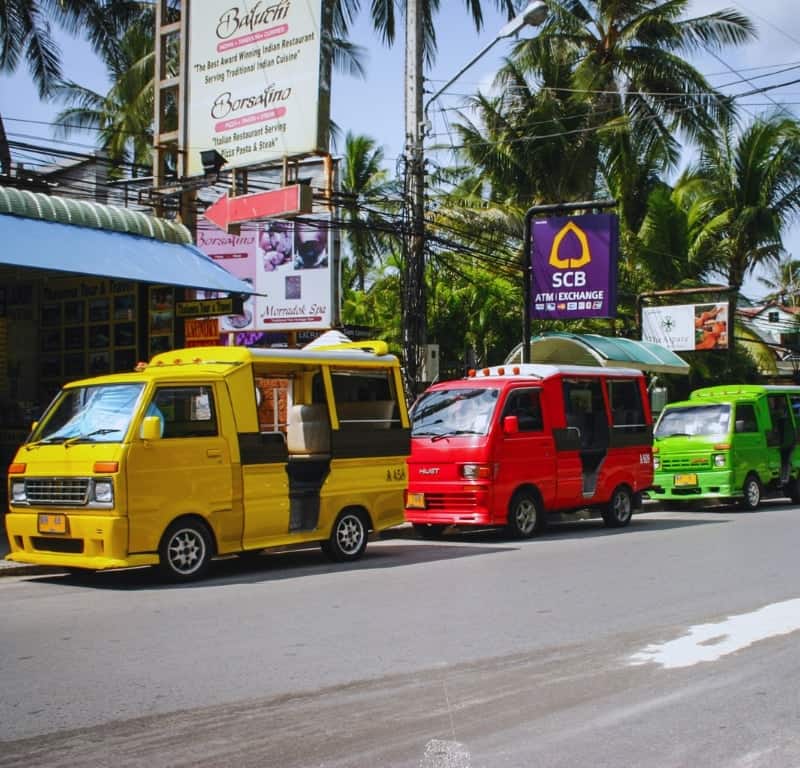 Tuk tuk rides are something to experience in phuket