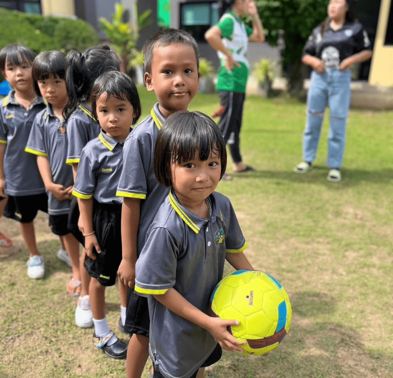 Team building local community csr childrens charity acf phuket thailand